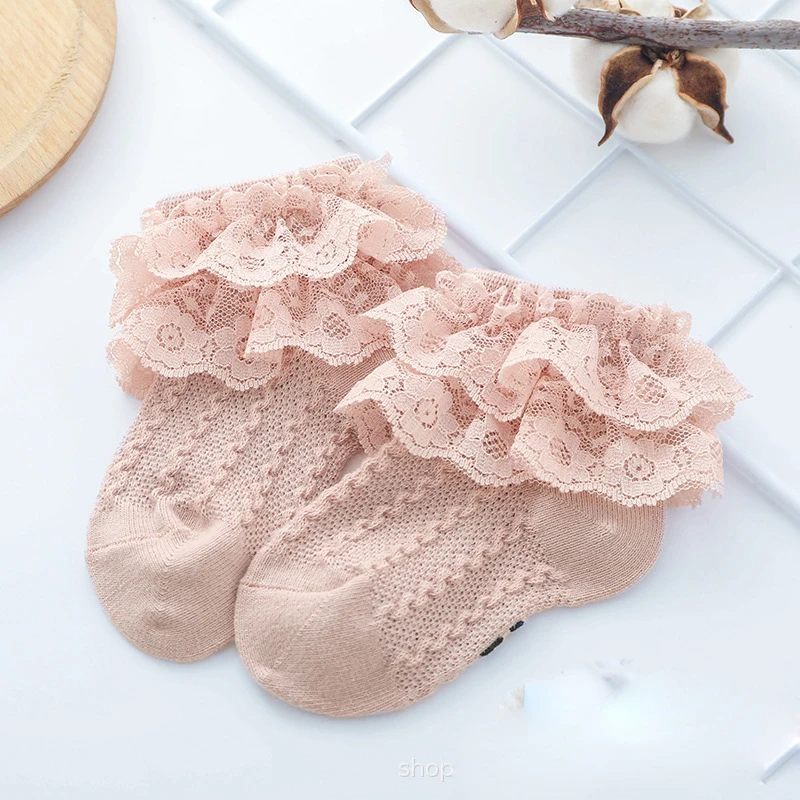 20pair Spring Summer Autumn Fashion Kids Socks Baby Girl Ruffle Sock Baby Frilly Toddle Designer Lace Kid Cotton Socks For Girls