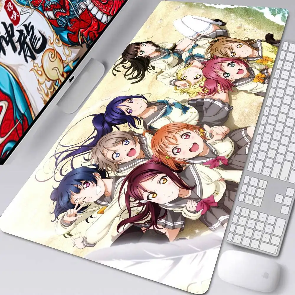 Revue S-Starlight ANIME Mousepad Non-slip Suitable For Office Computers Laptops E-sports Game Desk Mats XXL Keyboard