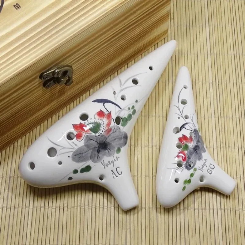 

12 Holes Ocarina Sound Healing Professional Ocarina Beginners Dolomite Ocarinas Spiritual Relaxation Orff Musical Instruments