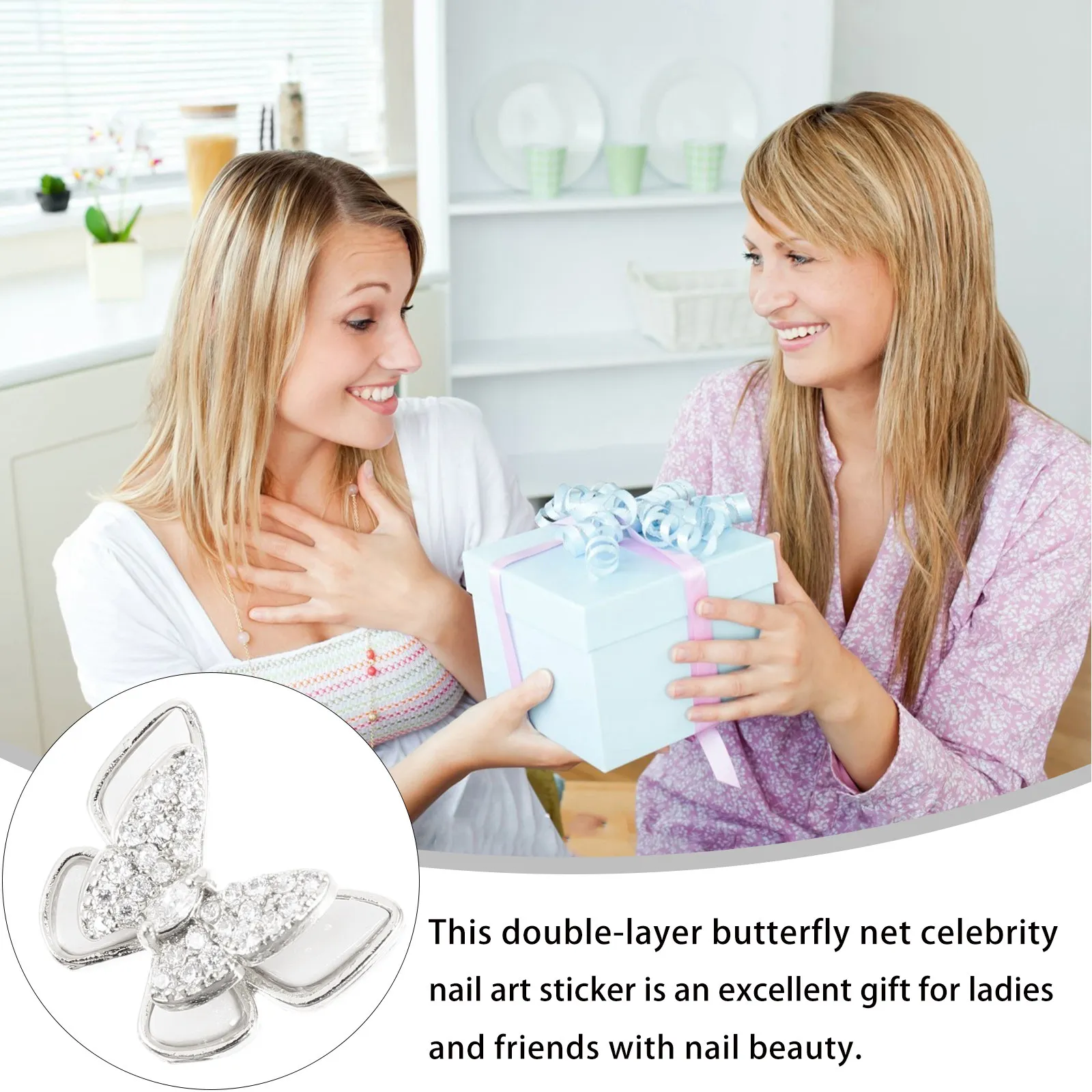 

5Pcs Nail Art Rhinestones Premium DIY Manicure Decorations for Creative Nail Design Elegant Studs Charm Accessories