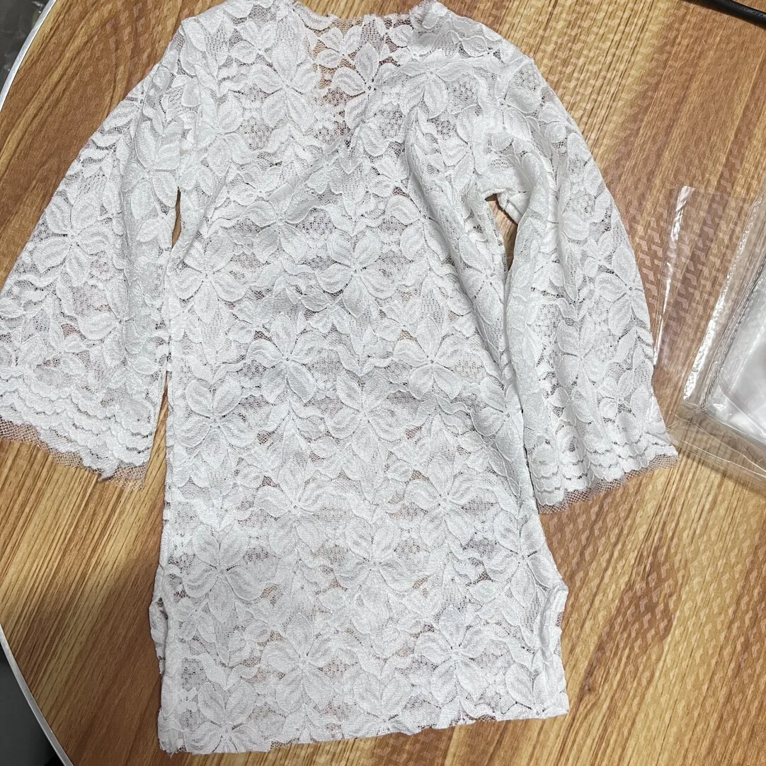1/3 Doll's Clothes for 75cm Male Bjd Doll Lace Shirt Loose Casual Mid Length Top Dress Up Play House Doll Accessories, No Doll