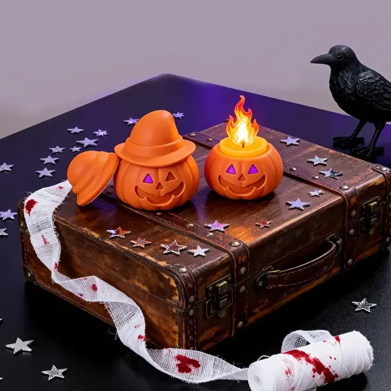 

Хэллоуин тыква ароматерапия чашка свечи силиконовая форма DIY ручной работы цемент бетон гипс изготовление подсвечник форма