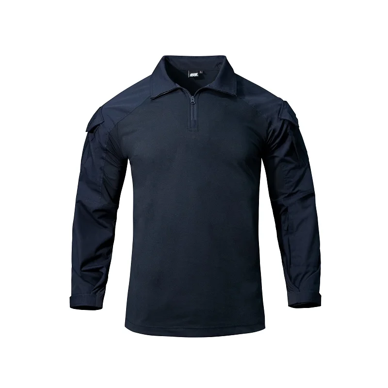 Outdoor Navy Blue G3 Upgraded Men's Elastic Training Shirt