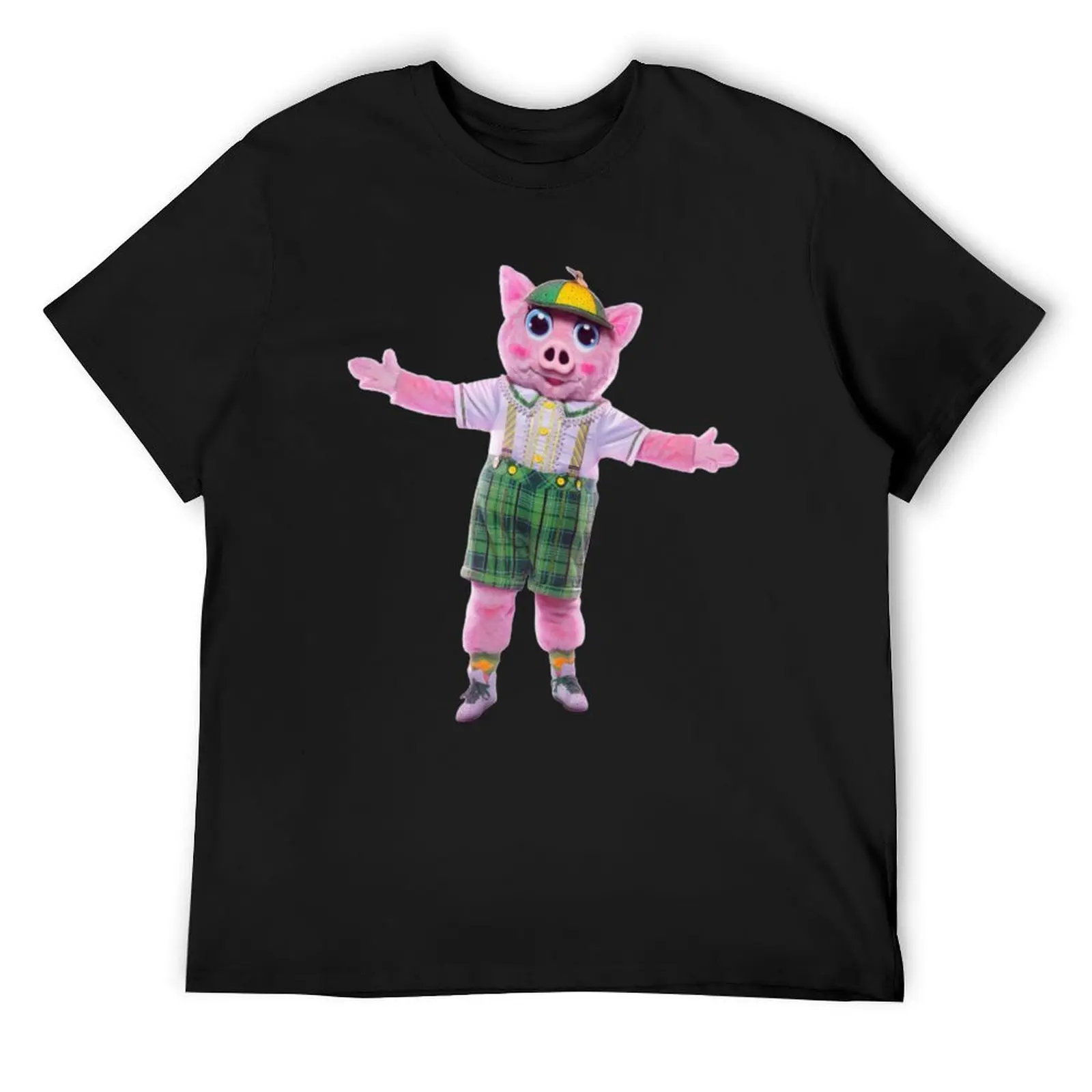 

Masked Singer US Season 5 Costume - Piglet T-Shirt Luxury man rapper graphic tees anime stuff men clothings