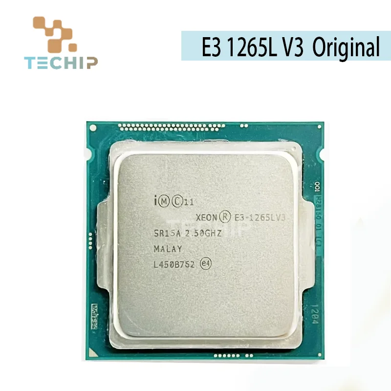 100% Original Xeon E3 1265L V3 1265LV3 2.5GHz 4-Core LGA 1150 cpu processor