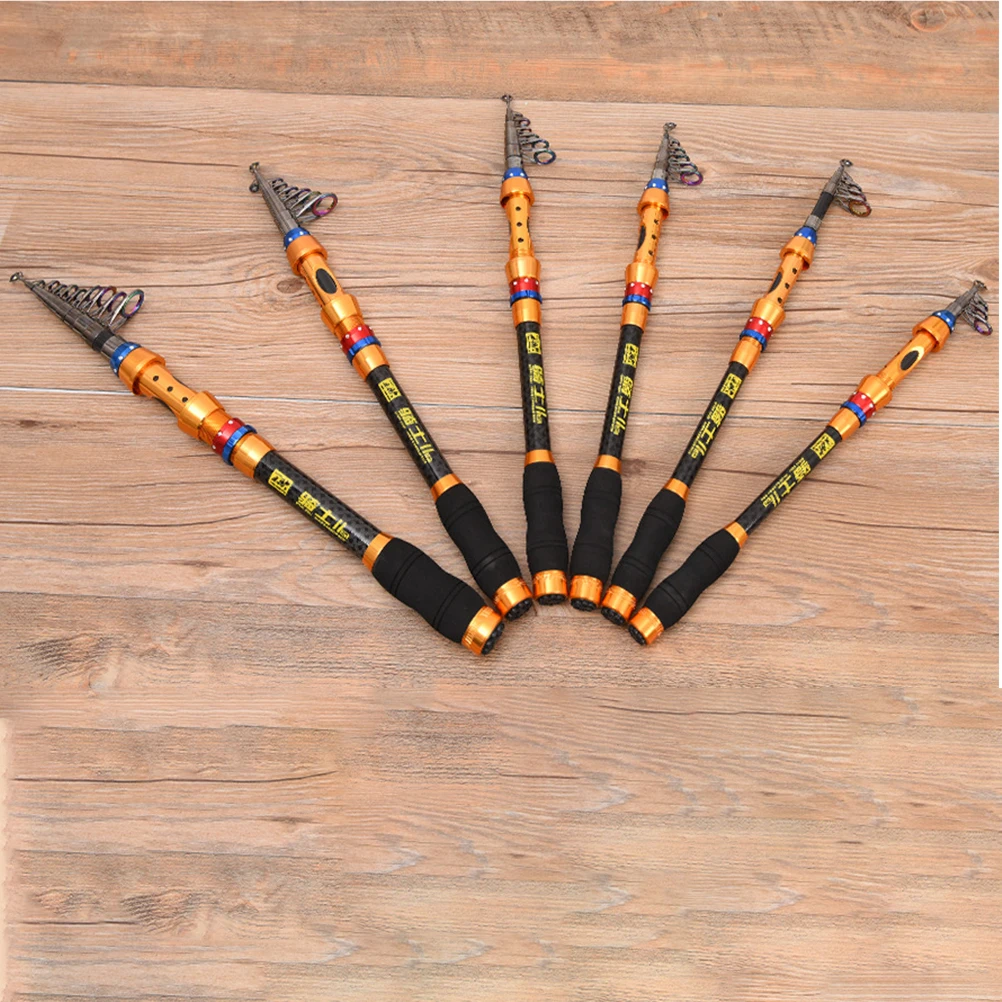 

3.6m Sea Fishing Rod Durable Portable Telescopic Carbon Fiber Ergonomic Handle Strong Housing For Lasting Use