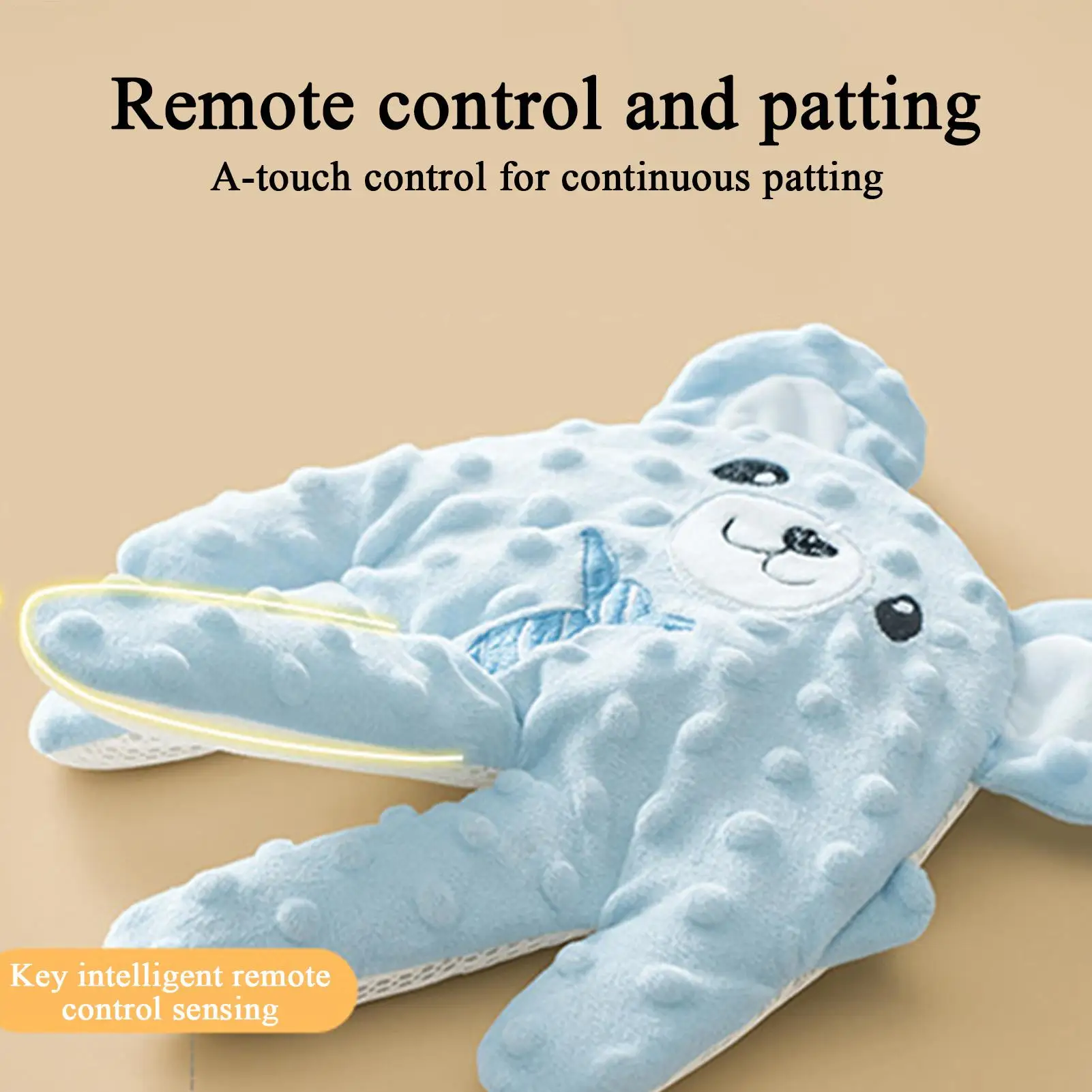 Baby Soothing Palm หมอนลายมือปาล์มอัตโนมัติแบบพกพาจุกนมหลอก Companion Scientific Kids Sleep Buddies สําหรับครอบครัวพ่อแม่