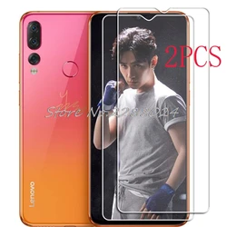 2 uds para Lenovo Z5s Protector de vidrio templado de alta HD en LenovoZ5s L78071 cubierta de película protectora de pantalla