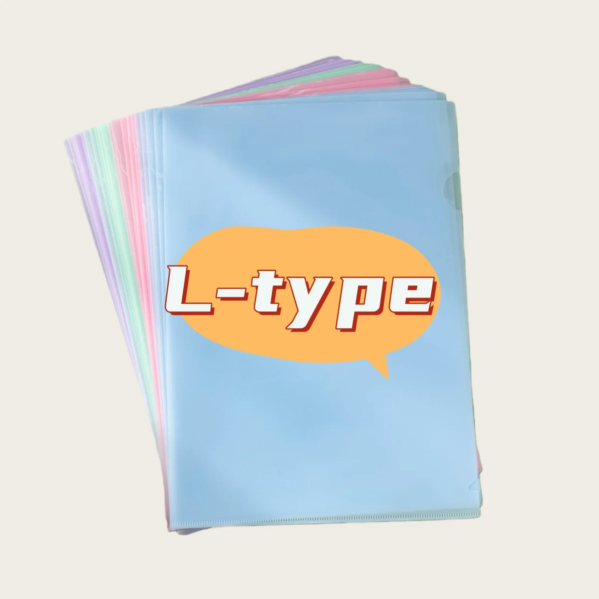 

A4 Folder Ins High-Quality Thickened L-Shaped Folder Large Capacity Test Paper Folder Student Information Resume Storage Folder