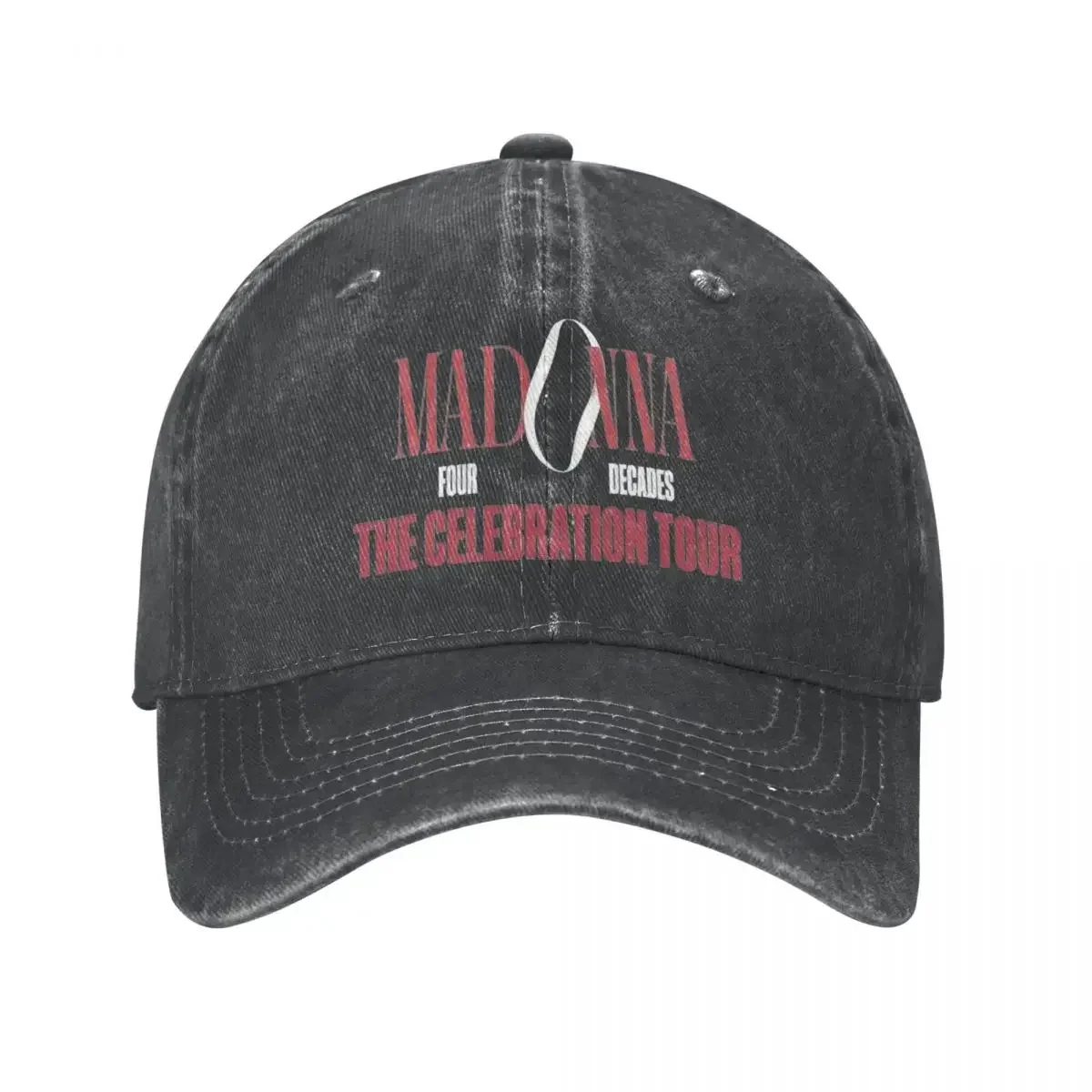 Vintage Madonna Four Decades Stuff Unisex Trucker Hat Celebration Tour Distressed Washed Hats Cap Classic Outdoor Workouts 