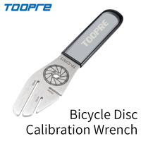 TOOPRE Bicycle Brake Disc Correction Wrench Disc Brake Pad Maintenance Adjustment Tool Rubbing Disc Adjustment Correction Wrench