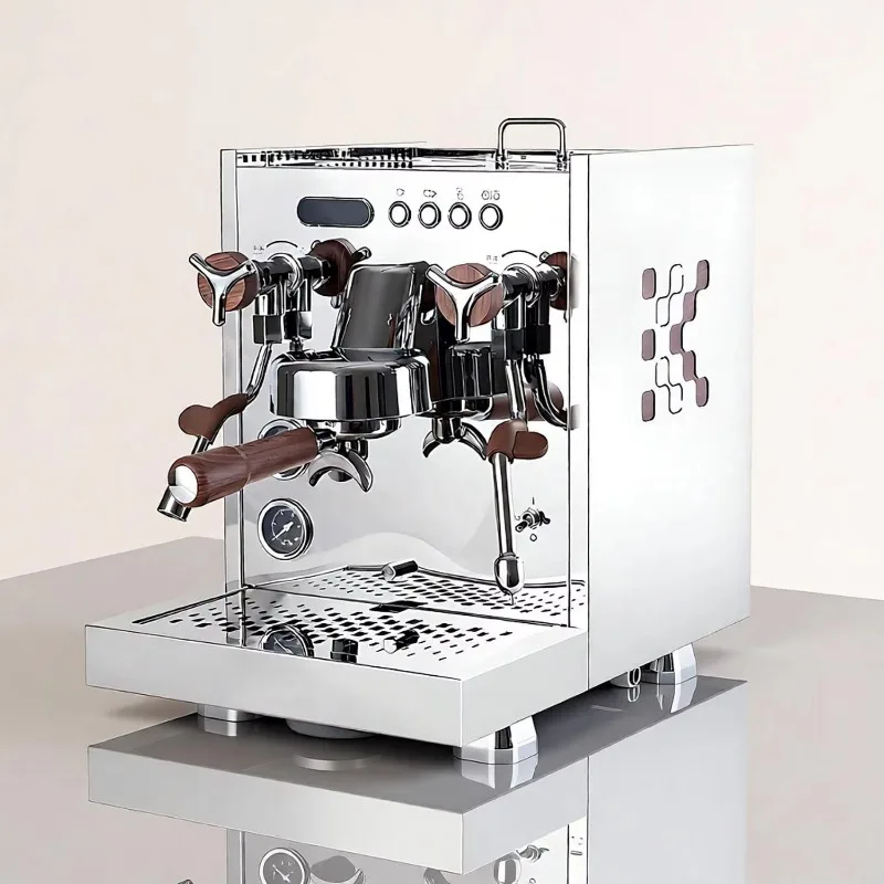 Professional 2200W 15 Bar 1 Group Stainless Steel Commercial Home Cafeteras Kahve Makinesi Coffee Maker Espresso Machine