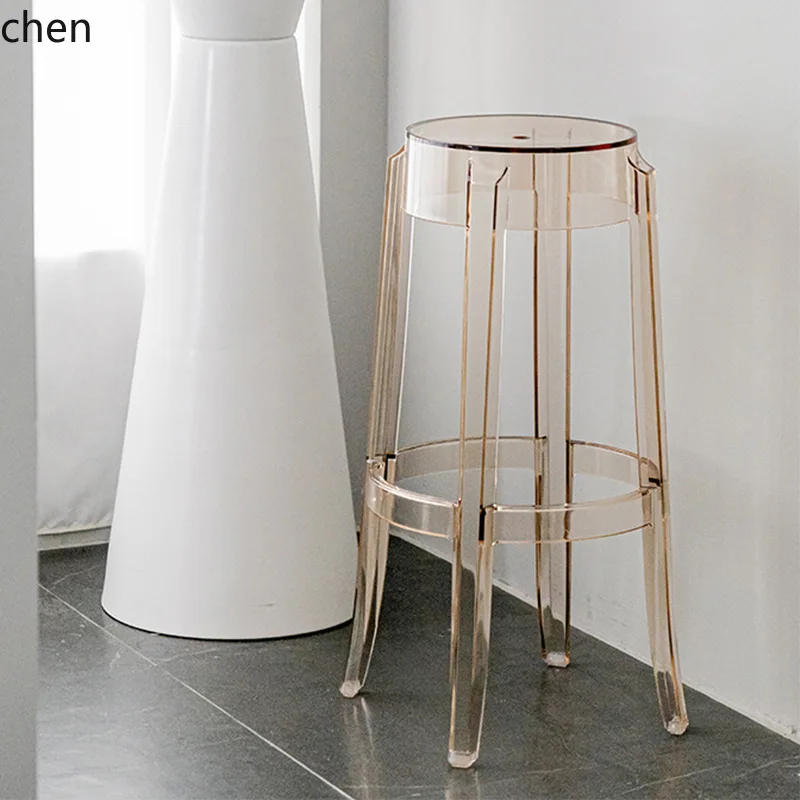 

HYS transparent stool bar stool for home plastic bar stool