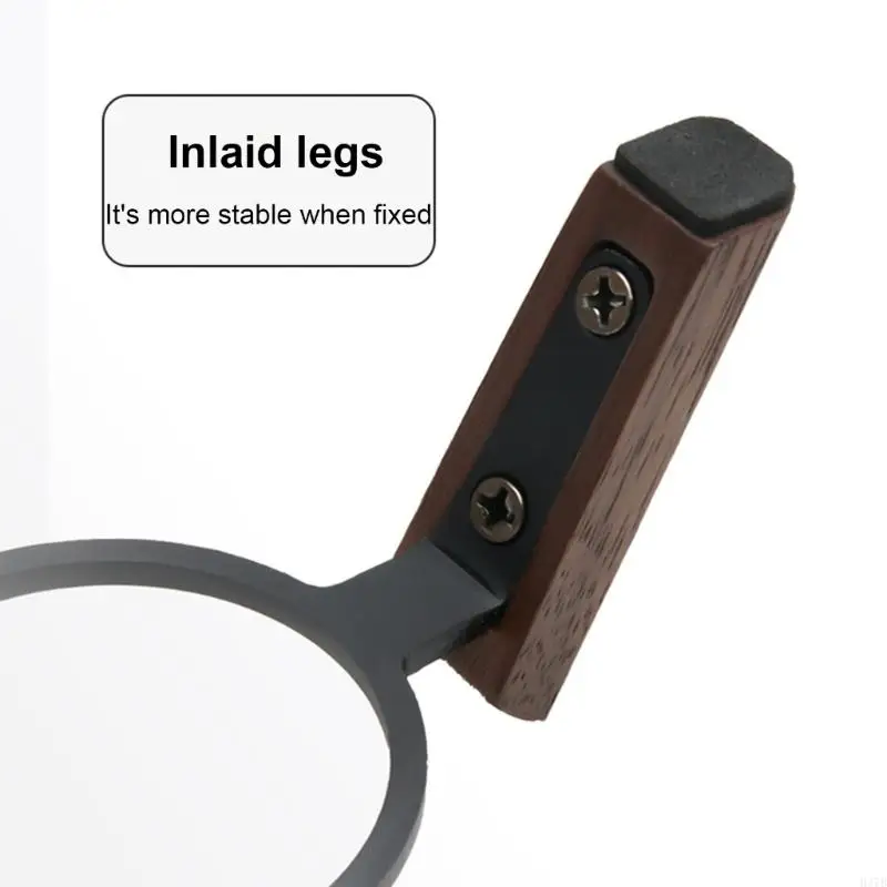 Loa gỗ kim loại H37B đứng trên máy tính để bàn có giá đỡ cho máy tính để bàn cho mini