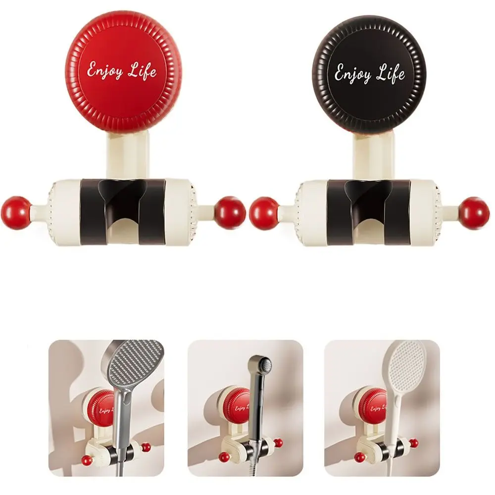 

Кронштейн держателя душевой лейки на присоске 360° ° Регулируемая опора для душа Прочный подшипник без сверления душевая стойка