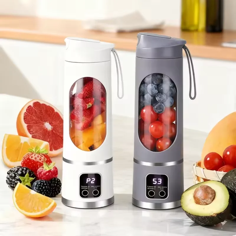 10枚刃ポータブルフルーツジューサー 450ml容量 3段階 - Portable Blender Usb Rechargeable のレビューと価格