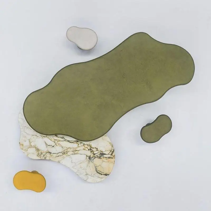wabi-sabi simple dining table, irregular conference table, special-shaped desk