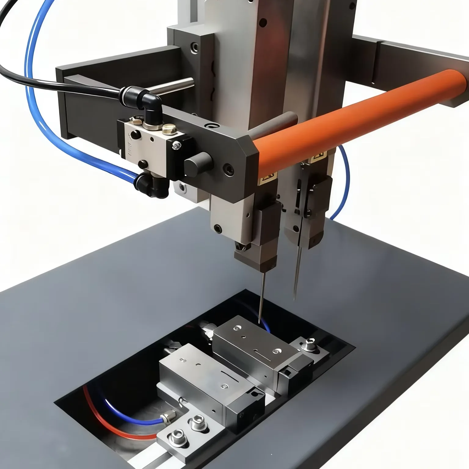 

Dual Needle Elastic Staple Machine High Speed Toy Packaging Binding Machine Factory Price Elastic Stapler Works with Gasket