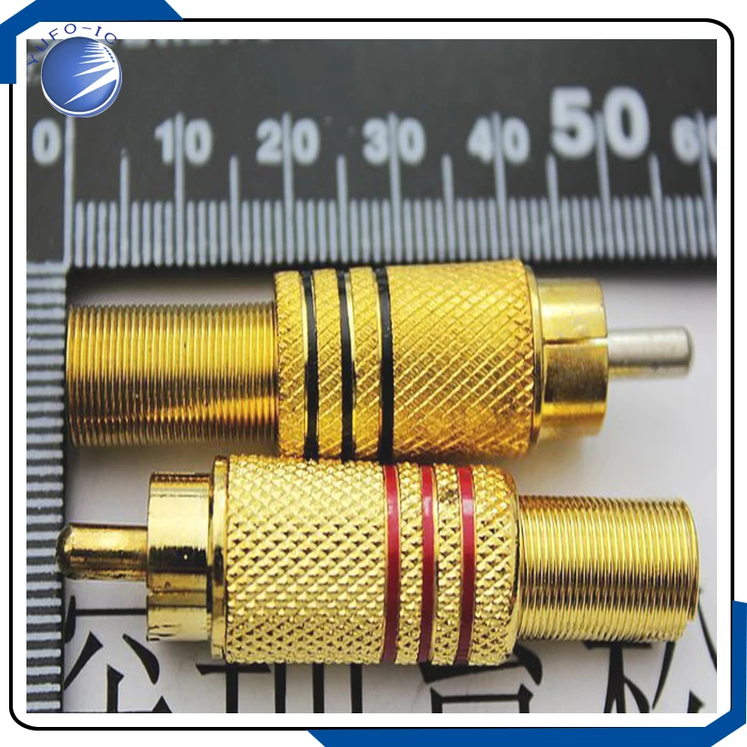 10PCS/Lot(5pair)  3.5 gold plated plug quality audio plug 3.5 stereo audio plug 3.5