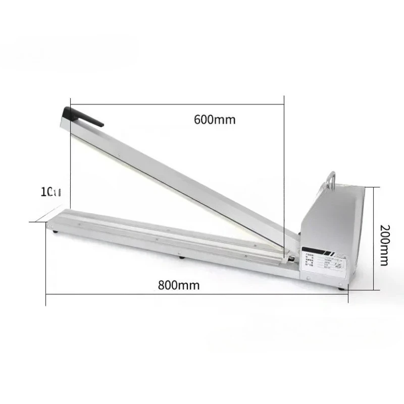 Impulse Sealer Plastic Film Foil Bags Impulse Sealing Machine Size 500mm 600mm