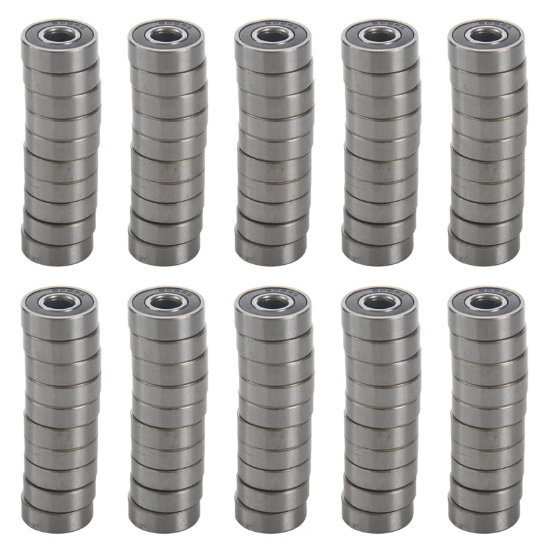 

100Pcs High Performance 8X22x7mm Ball Bearings 608-2RS 608RS Z R-228HH