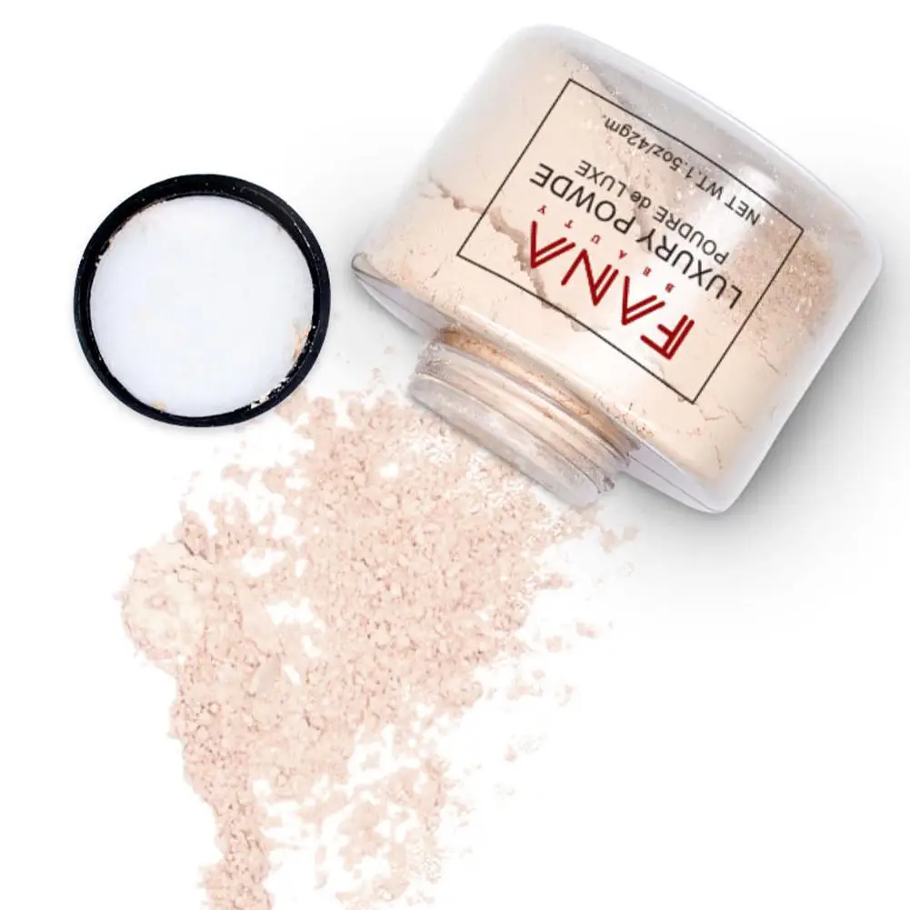 Banana Powder Smooth Loose Oil Control Face Powder Makeup Concealer Highlighter Mineral Powder Cosmetics Loose Powder