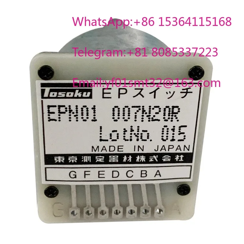 Japan TOSOKU EPN01 Digital Code Rotary Band Switch EPN01-006N EPN01-012J EPN01-015J CNC Feedrate Multiplier Switch