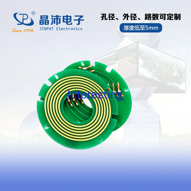 PCB Material Separated Conductive Slip Ring Precision Medical Instrument High-end Instrument Rotary Electrical Joint