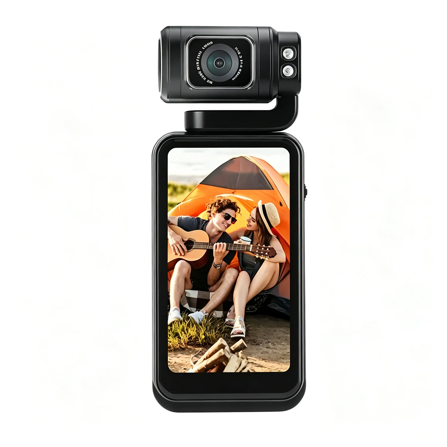 Outdoor 4K Pocket Action Camera Digital Camcorder Palmcorder 4k 60fps Wide Angle Shooting for YouTube Vlog Live Streaming Camara