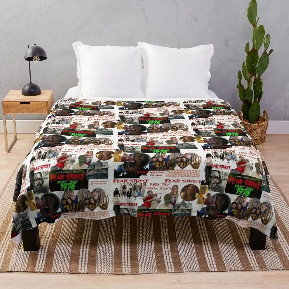 

Fear street Throw Blanket Cute Hairys Soft Beds sofa bed Blankets