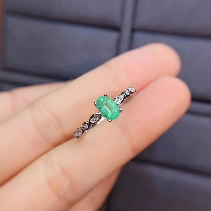 Рисунок 2 - Natural Emerald Ring 925 Sterling