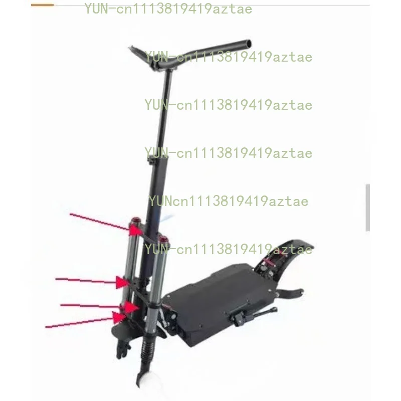 Aluminum Alloy Front Suspension Fix Plate Adult Electric Scooter Frame Spare Parts