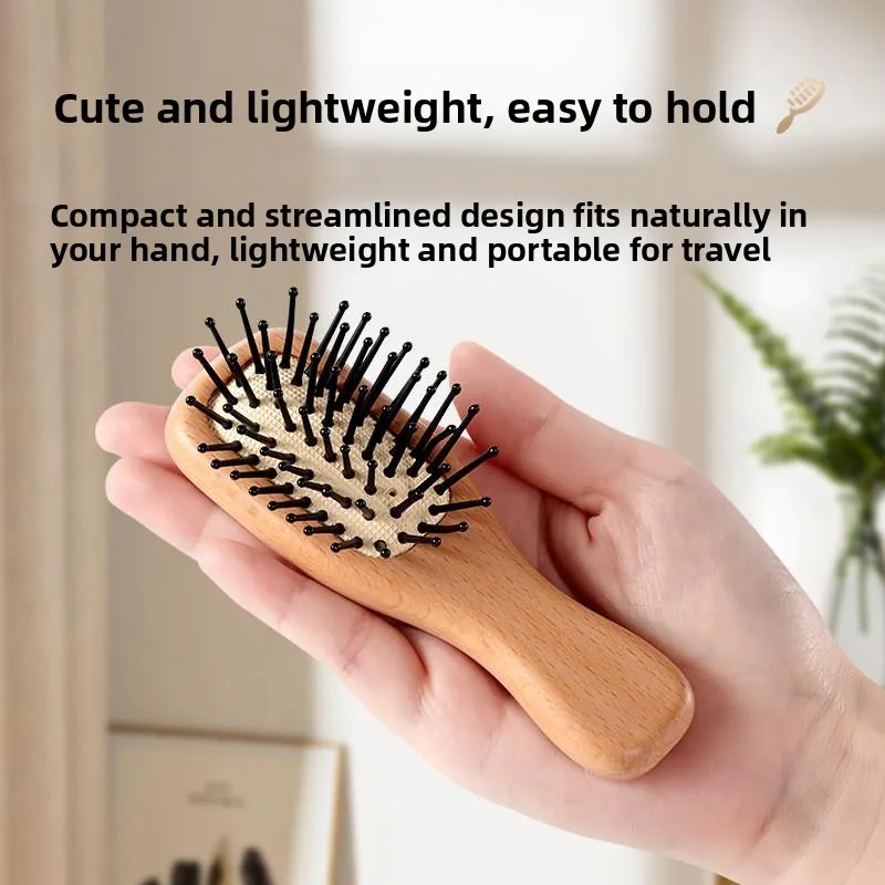  Portable Airbag Comb Personal Hygiene Hair Brush Massage Tool Compact Size Children's Comb Fluffy Effect Scalp Care