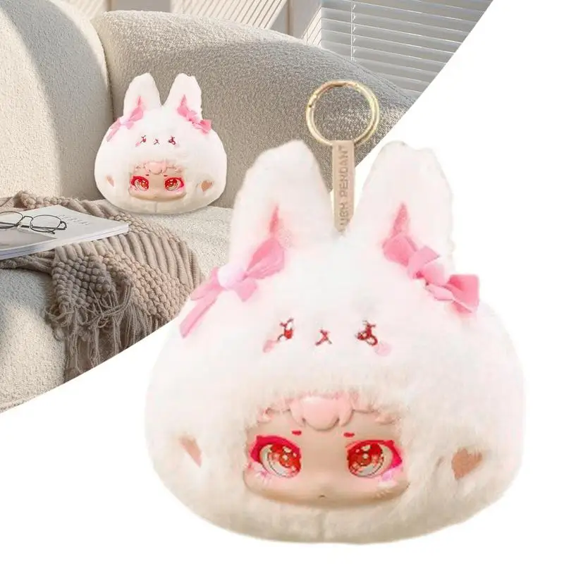 Anime Plush Toys Hangable Plush Toy Keychain Purse Handbag Charm Cartoon Plush Toys Stuffed Keyring Pendant For Family