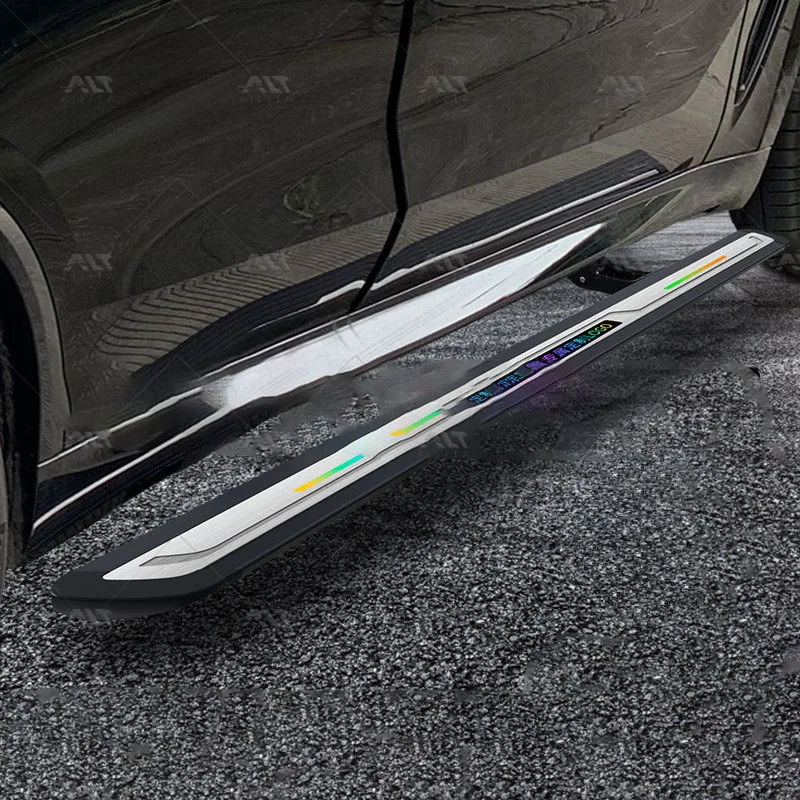 Hot Selling Stainless Steel Side Steps with Light Original Pedals Authentic Foot Pedals for Rav4 Accessories