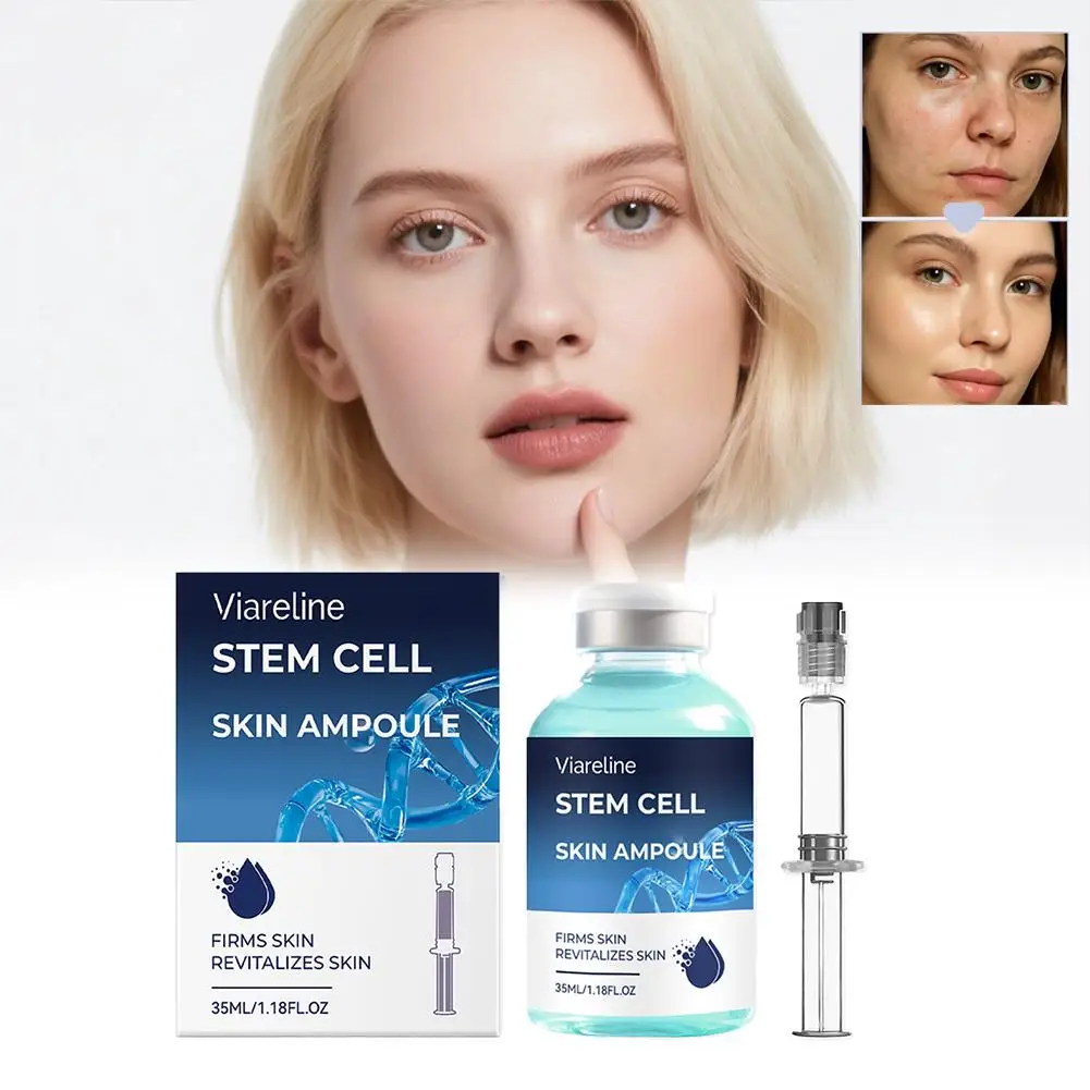 Stem Cell Ampoule Revitalize Essence Moisturizing Brightening Essence For Shrink Pore Repair Smooth Fine Lines Korean SkinCare