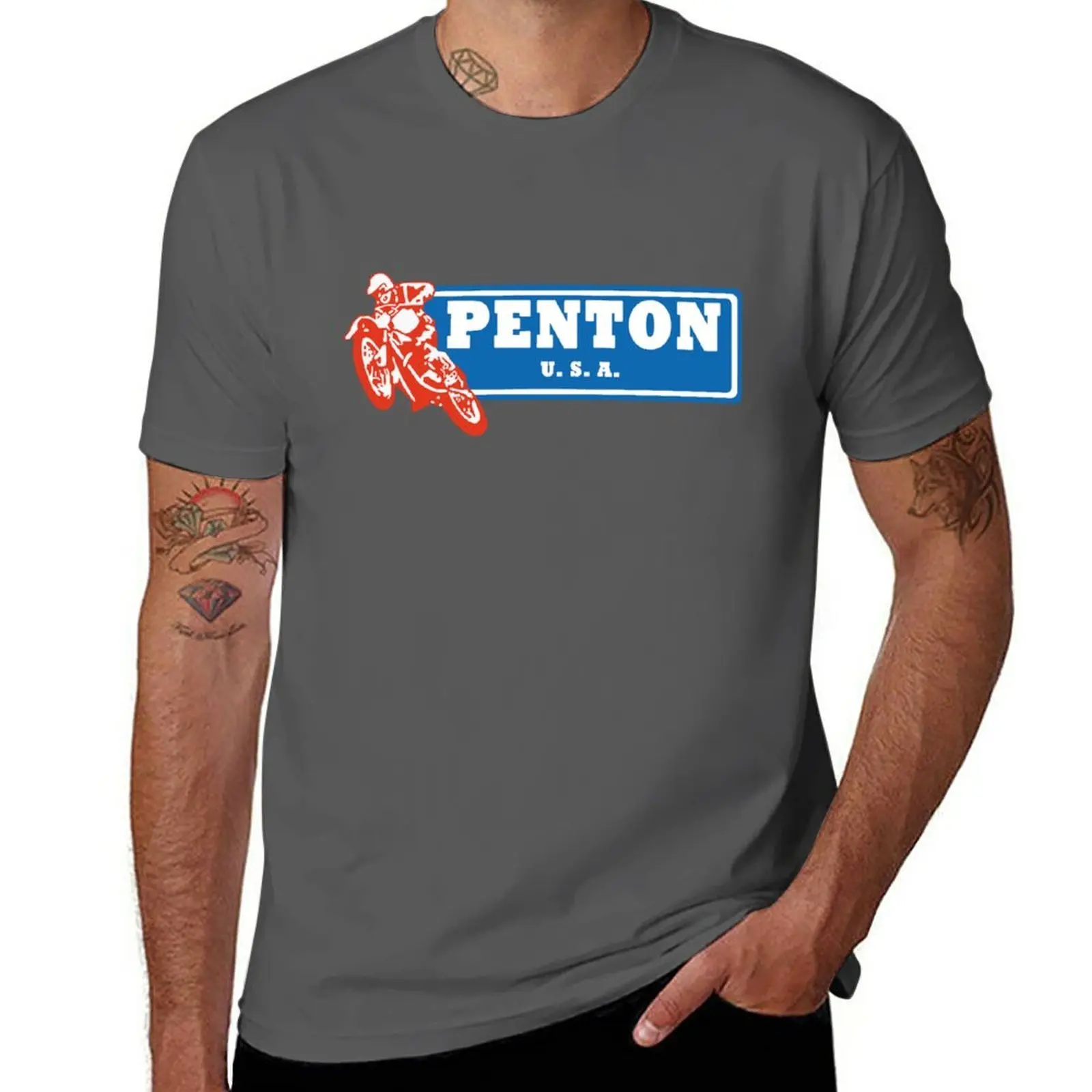 Penton USA Shirt, Sticker, Decal, Mask T-Shirt animal prinfor boys plus sizes anime Men's clothing