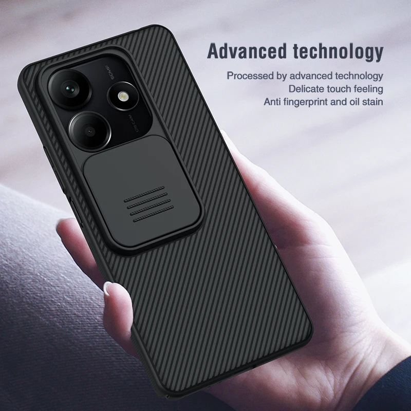 

Чехол Nillkin для Xiaomi Redmi Note 14 5G, противоударные чехлы для телефонов с выдвижной крышкой для камеры