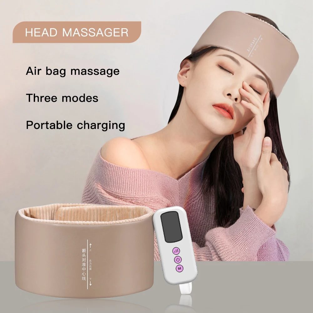 

Electric Head Massager Air Pressure Massage Bag Massage Headache Muscle Relaxation Scalp Deep Relaxation Headache Massager