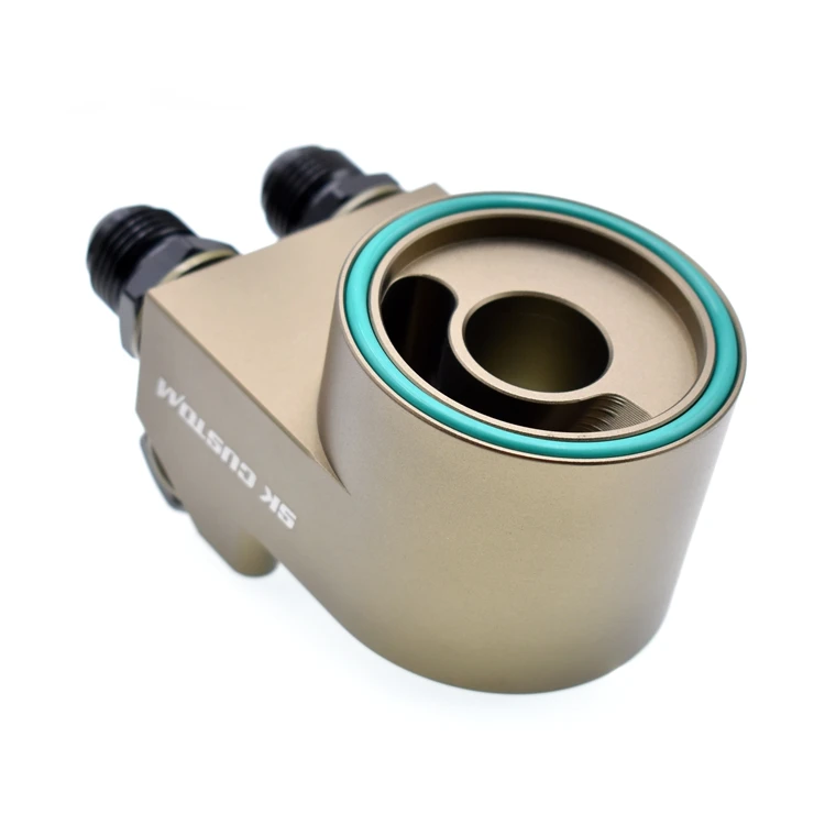 

For Honda Subaru BRZ Oil Filter Sandwich Adapter With In Line Oil Thermostat Oil Sandwich An10 Fitting