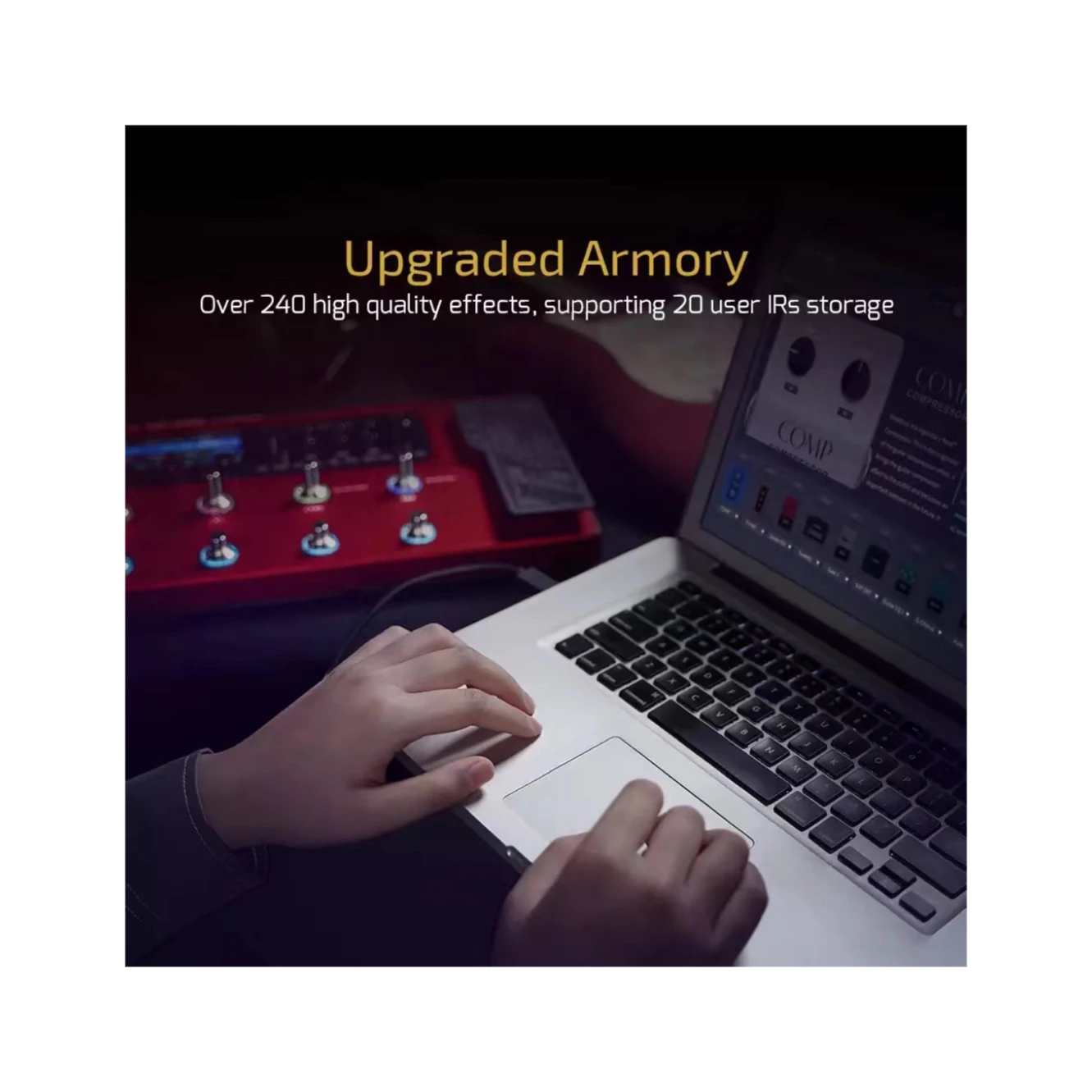 Pedales multiefectos Valeton GP 200R/GP-200R/GP200/GP 200 R, procesador de guitarra, Pedal de efectos de guitarra eléctrica, multiefecto para escenario