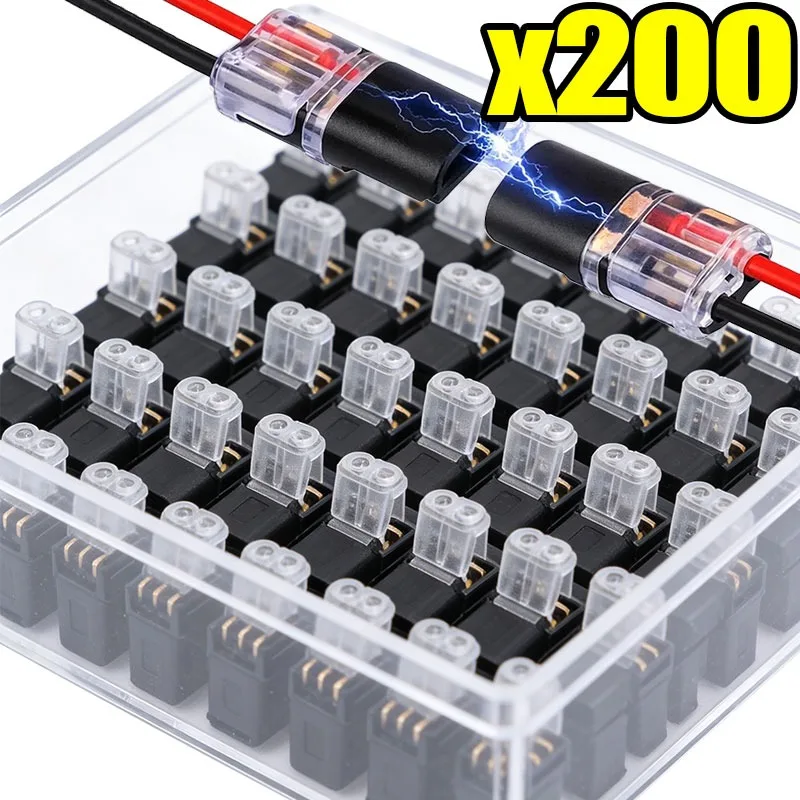 Practical Compact Wire Connector 24 18 AWG Quick Wiring Easy Install Electrical Terminal Block 300V Electrical Wire Connectors