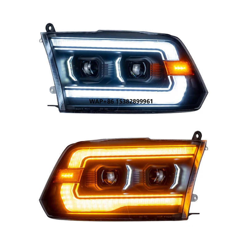 

YU GUANG for Dodge RAM 1500 2500 3500 New Arrival Headlight 2008 2018 Retrofit Upgrade LED Headlamp Turn Signals Car Accessories
