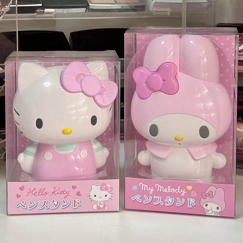 

Sanrio Characters Series Kuromi Hellokitty My Melody Cinnamoroll Cute Pen Holder Stationery Makeup Brush Storage Ornament Gift