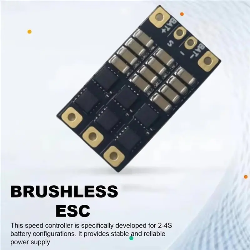 FEDI-For AM32 20A Brushless Mini ESC 32-Bit Ultra Small 2-4S Compatible BEC For RC Drone Plance Car Robot