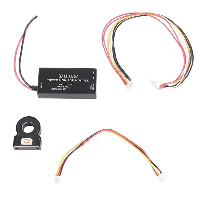 -[A51I Digital]For PIXHAWK/Pixraptor/PX4 Series Power Monitor Module With Hall Sensor 200A High Voltage 12S For Drones GHS1.25 L
