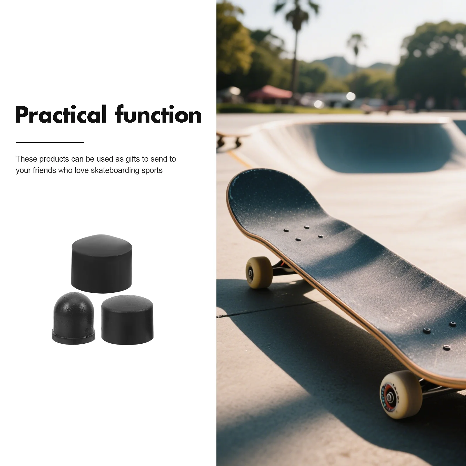 1 مجموعة لوح التزلج قوس امتصاص الصدمات استبدال الكؤوس 3 حجم مستقرة آمنة Longboard شاحنة البطانات لوح التزلج الملحقات