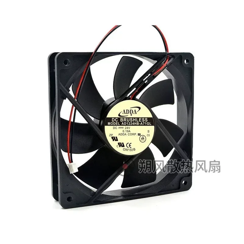 for ADDA AD1224HB-A71GL 12025 12CM 24V 0.19A Inverter Silent Cooling Fan