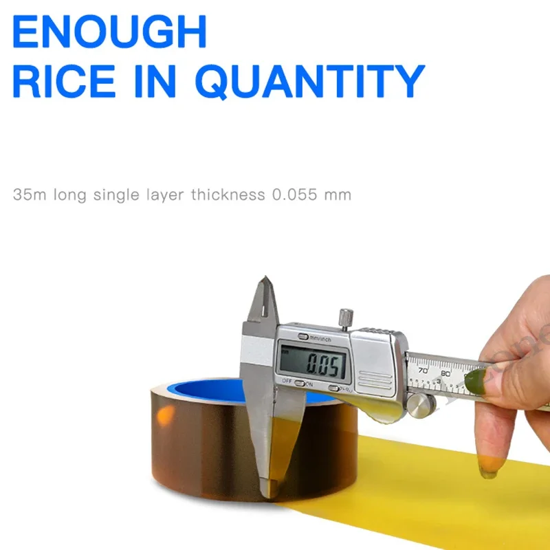 Mechanic High-temperature Resistant Tape Polyimide Sticker Phone PCB Circuit Board Battery Wrap Protection Repair Isolate Tool