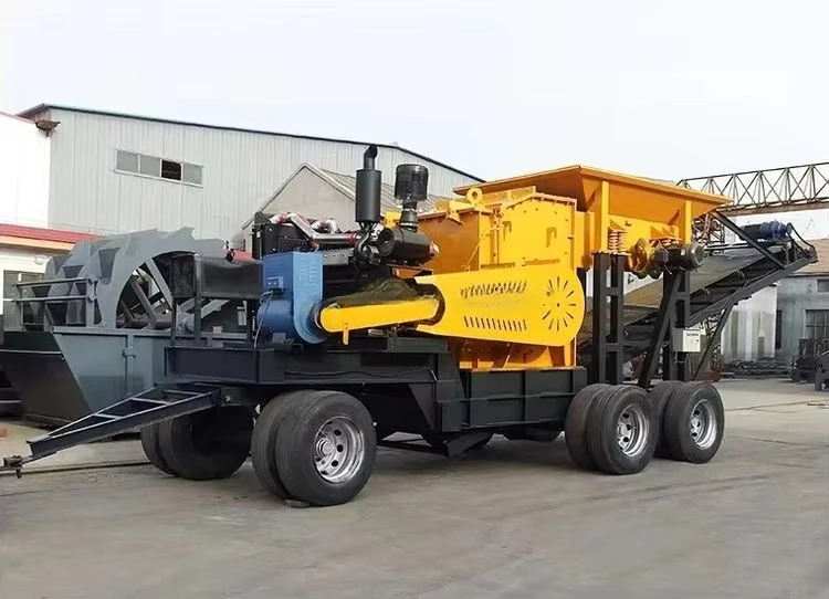 Various Types of diesel Jaw Crusher Mobile Stations Are Suitable for Use in Outdoor Gravel Yards